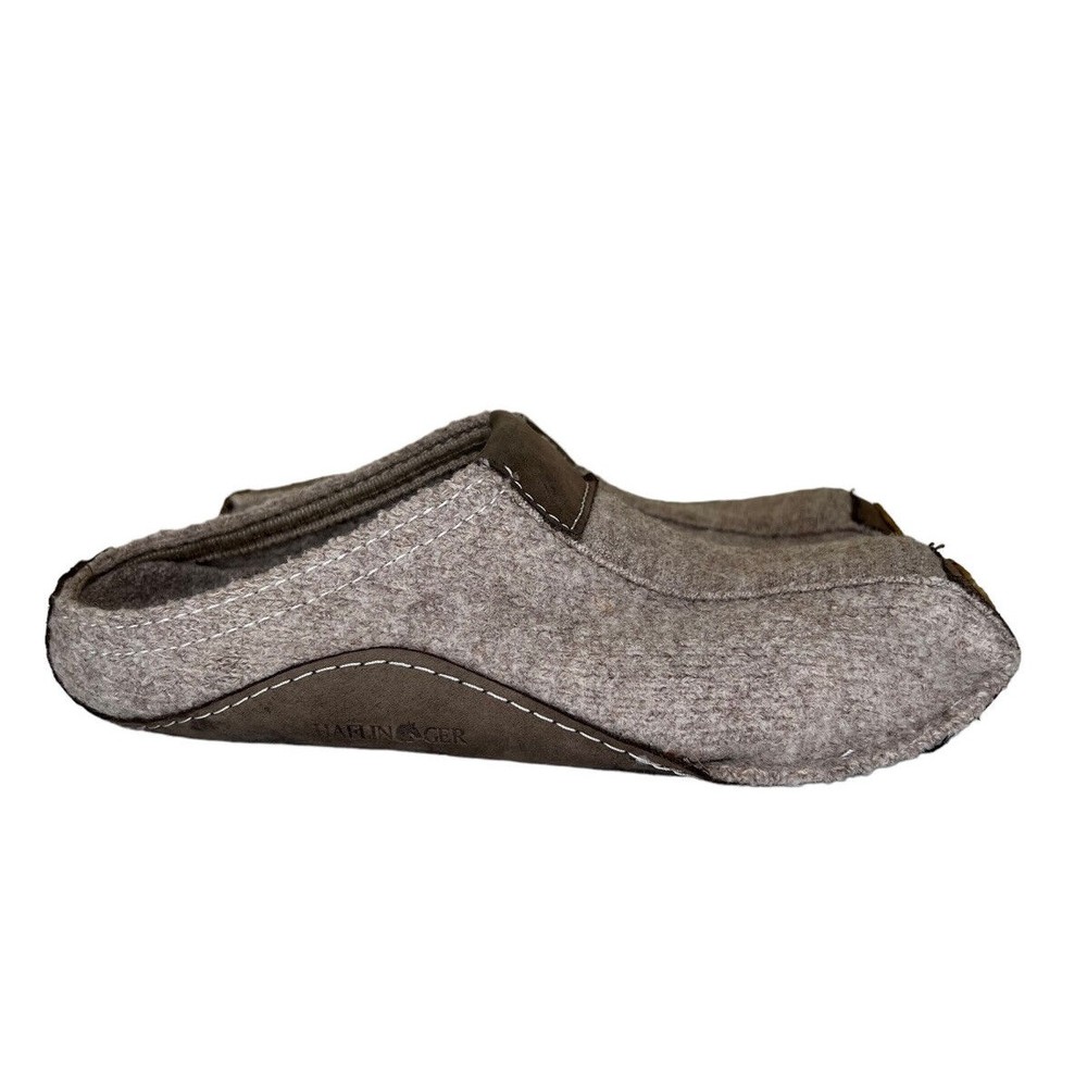 Haflinger Brown Wool Slip On Slippers Low Top Flat Size 40‎